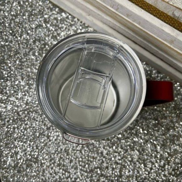 Rae Dunn Mug Burgundy Fall Y’all Stainless Steel 12 oz Coffee Cup New - Picture 5 of 6